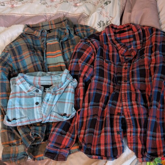 Three Cotopaxi flannel shirts size medium - Picture 1 of 7